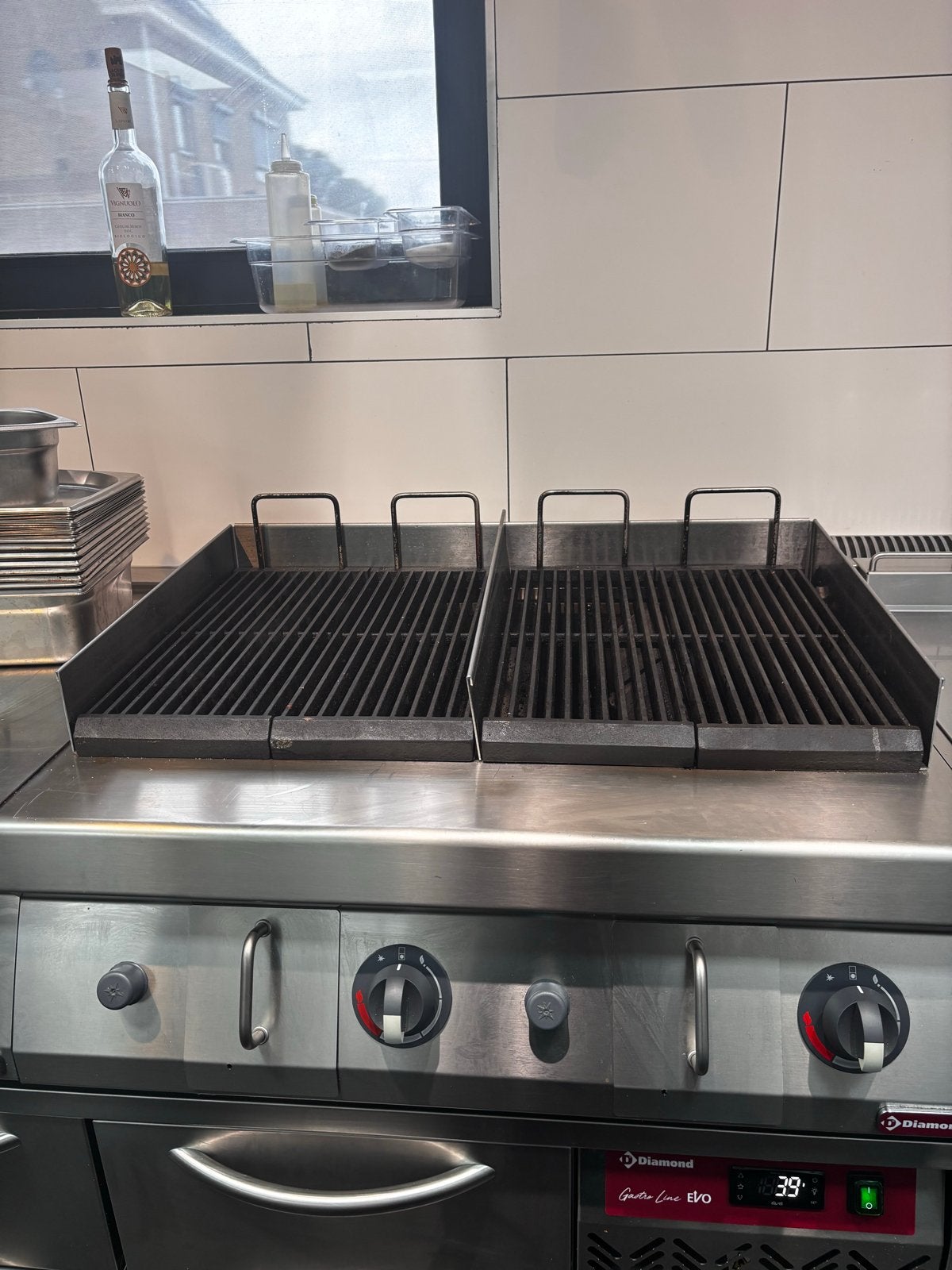 Electrolux Grill Diamond Gastro Line EVO power grill, Ophalen, Gebruikt, Fornuis, Frituur en Grillen