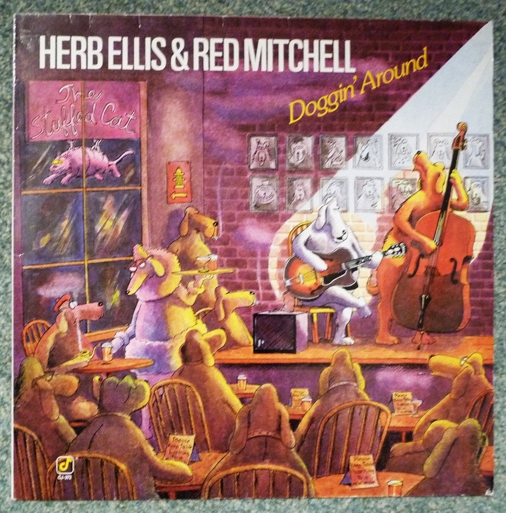 Herb Ellis & Red Mitchell – Doggin’Around, Ophalen of Verzenden, Gebruikt, 12 inch, Jazz
