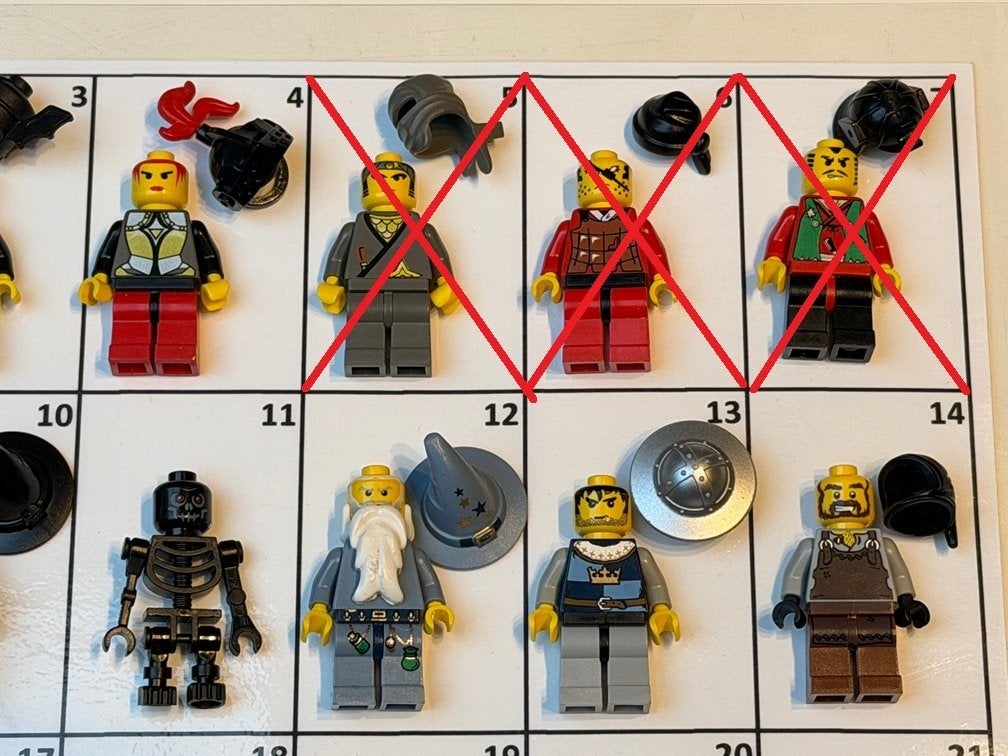 LEGO - Castle - Minifigs - De laatste stuks !!!!, Lego, Ophalen of Verzenden, Zo goed als nieuw, Minifiguur