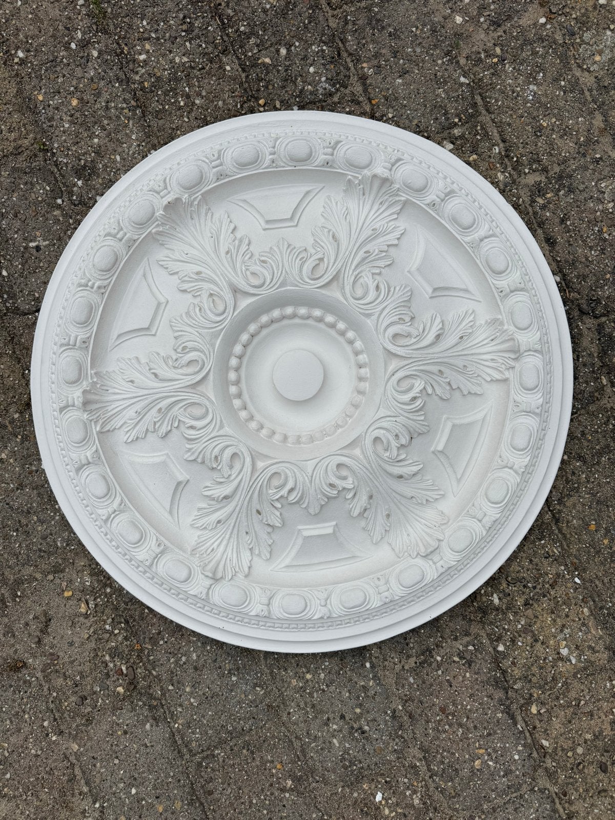 Decoratieve Plafond Rozet - Klassiek Design, Ophalen, Wit, Kunststof, Nieuw
