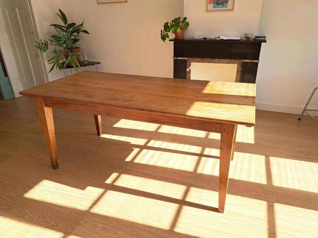 vintage antieke franse boerderij eettafel / in Utrecht, Ophalen