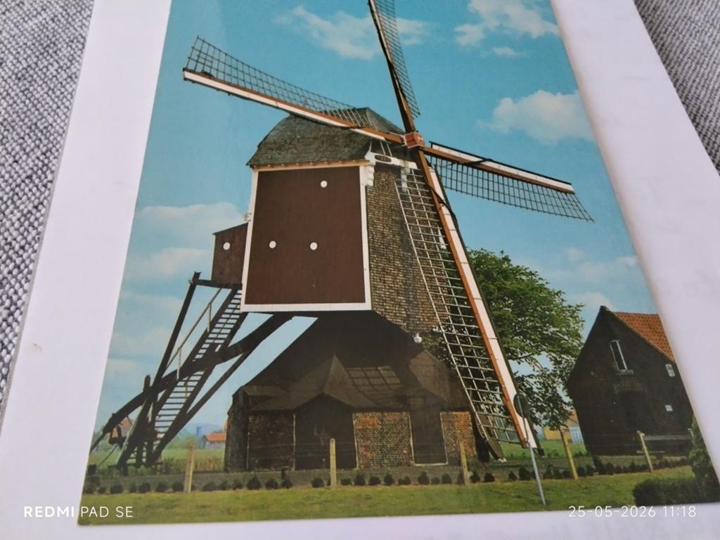 Stramproy - St. Jansmolen -windmolen Ongelopen, Verzamelen, Ophalen of Verzenden, 1980 tot heden, Noord-Brabant