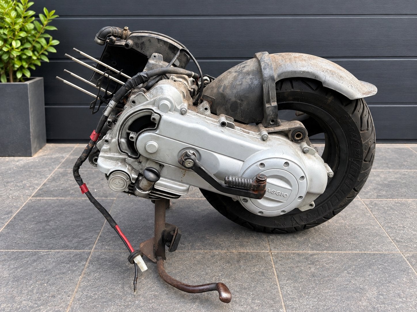 Piaggio Zip 50cc 4-takt motorblok – voor de handige Harry, Fietsen en Brommers, Ophalen, Gebruikt, Blok, Piaggio