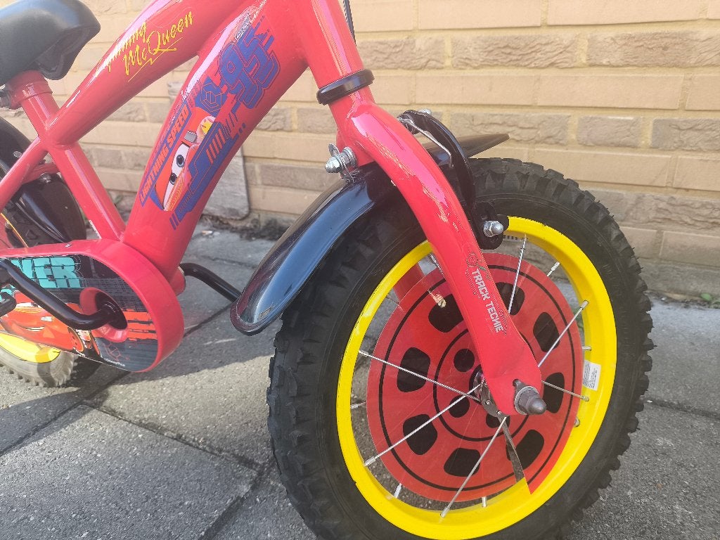 bicycle kids, Fietsen en Brommers, Zijwieltjes, Velgrem, Disney Cars, Ophalen