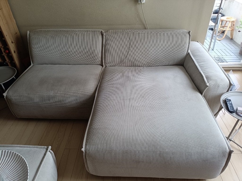 Loungebank UMIX, Huis en Inrichting, Banken | Bankstellen, Ophalen, Gebruikt, 125 tot 150 cm, Hoekbank