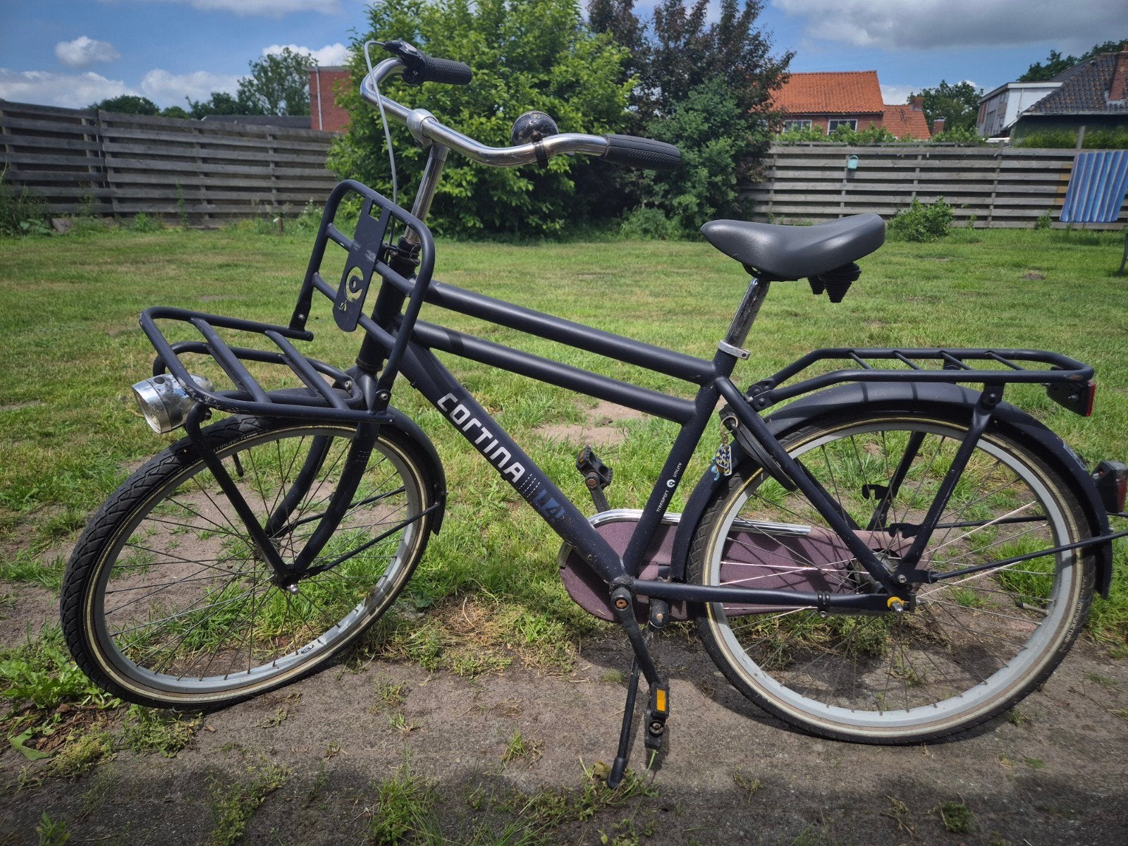 Cortina Blauwe Fiets - Stevige Transportfiets, Ophalen, 20 inch of meer, Gebruikt, Cortina