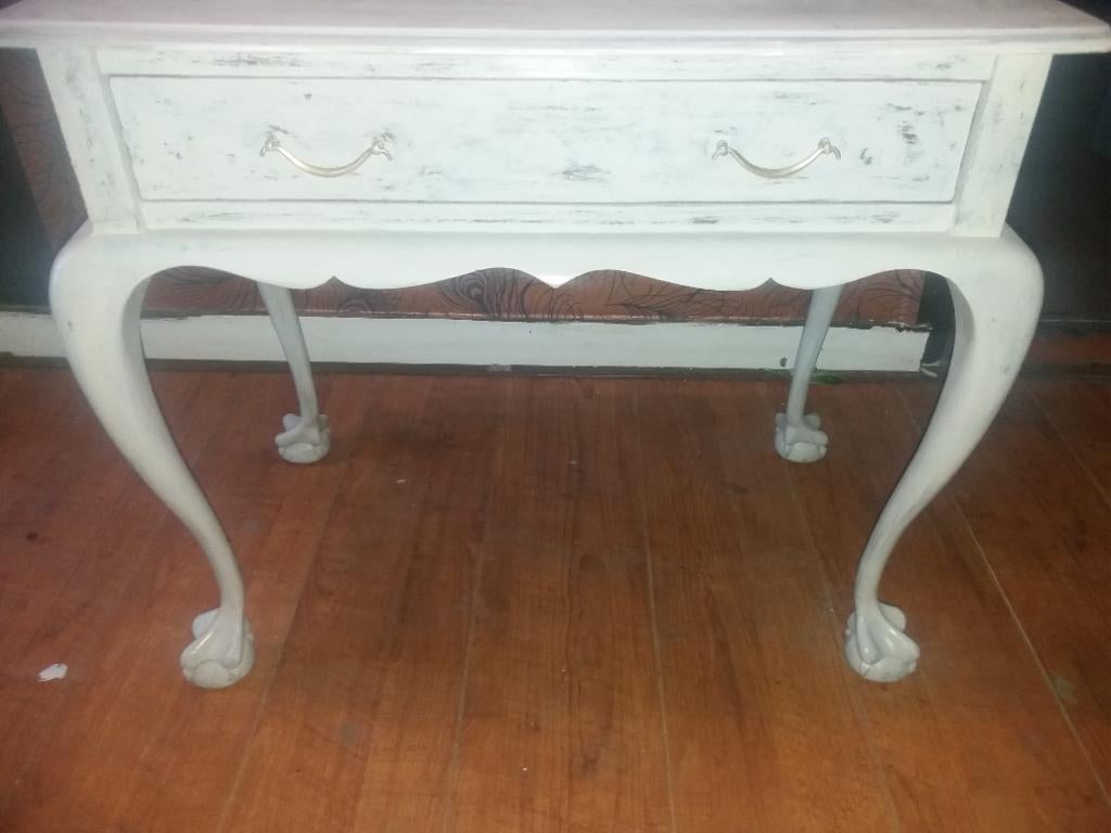 Sidetable, Ophalen, 100 tot 150 cm, Zo goed als nieuw, 25 tot 50 cm