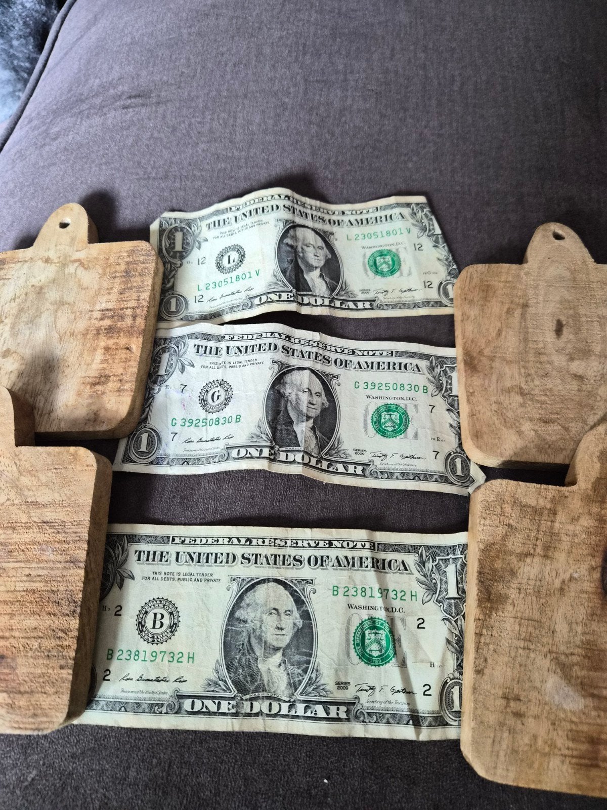 3 x 1 dolar biljetten 2009, Postzegels en Munten, Bankbiljetten | Amerika, Ophalen, Zuid-Amerika