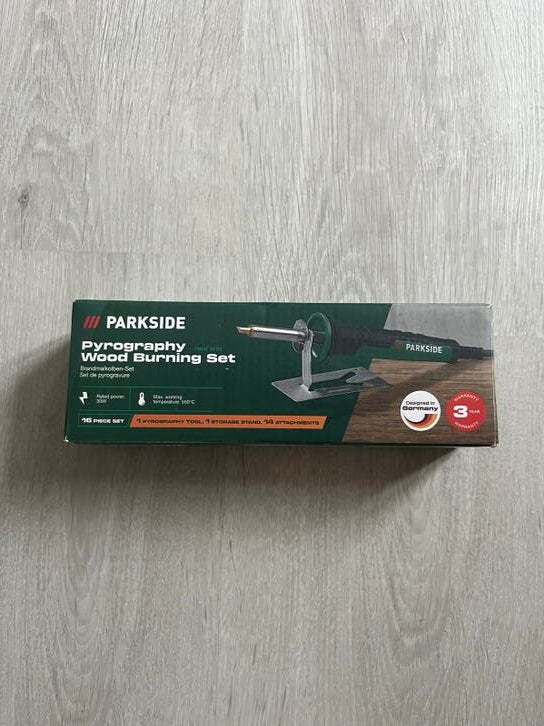 Parkside Pyrografie Houtbrander Set - 16-delig, Gereedschap of Toebehoren, Nieuw, Meerkleurig, Elektrisch