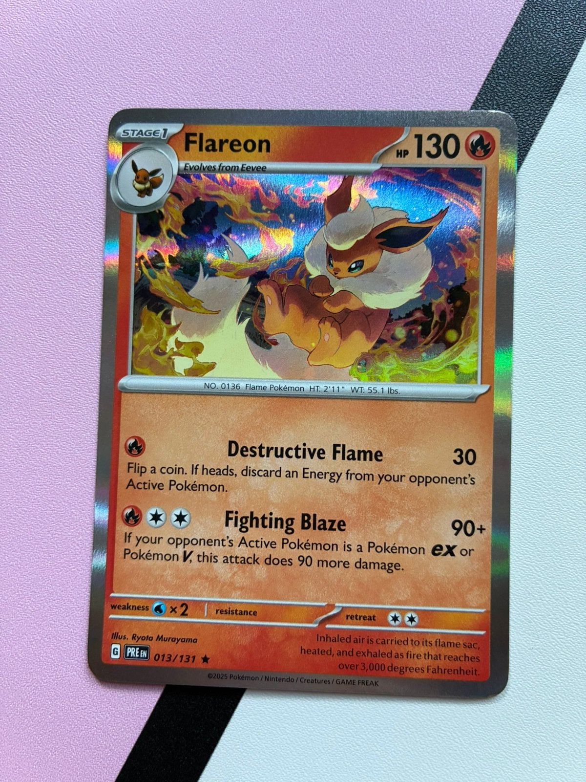 Flareon 13/131, Hobby en Vrije tijd, Ophalen of Verzenden, Zo goed als nieuw