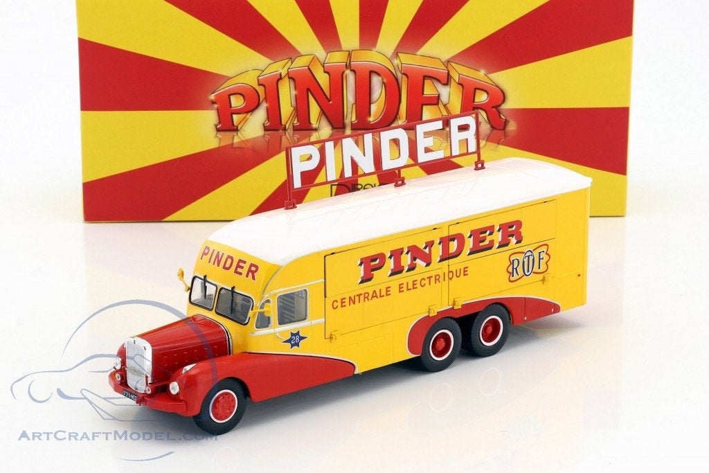 BERNARD 28 MODEL TRUCK LORRY PINDER CIRCUS GENERATOR 1:43, Ophalen of Verzenden, Nieuw, Bus of Vrachtwagen