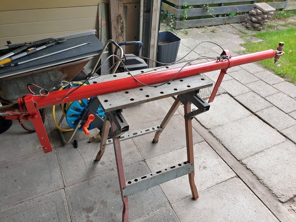 kabelheftakel lucht compressor, Ophalen, Gebruikt, Overige merken