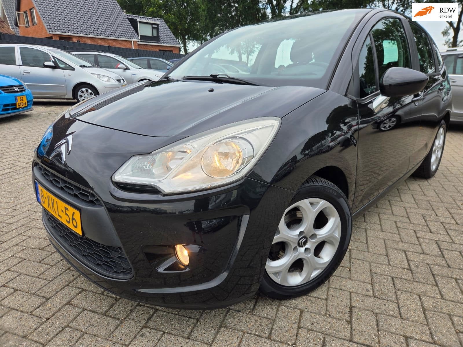 Citroen C3 1.4 VTi Ligne Business 2010. Airco/Cruise/Panoram, Voorwielaandrijving, Euro 5, Stof, Zwart
