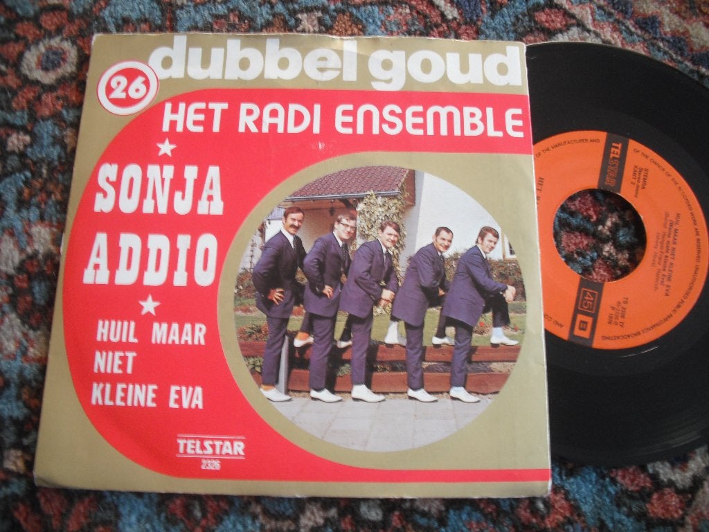 Het Radi Ensemble - Sonja Addio / Huil maar niet kleine Eva., Ophalen of Verzenden, Zo goed als nieuw, 12 inch, Levenslied of Smartlap