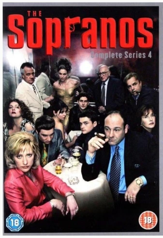 Sopranos Complete Series 4 DVD Box, Maffia en Misdaad, Vanaf 16 jaar, Boxset, Ophalen of Verzenden
