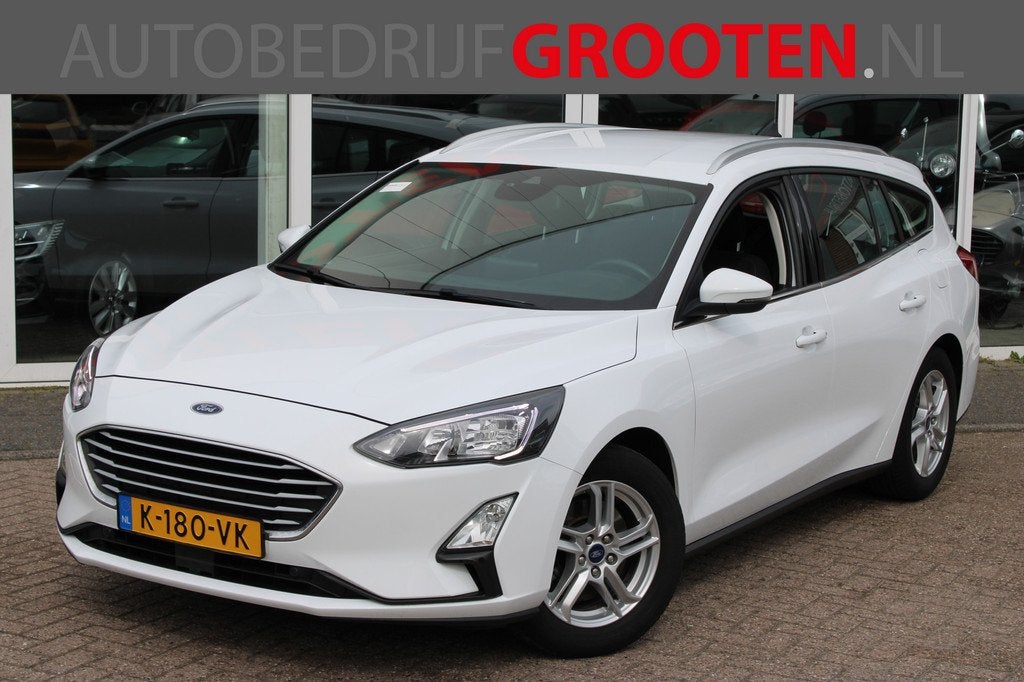 Ford FOCUS Wagon 1.0 EcoBoost Hybrid Trend Edition Business, Auto's, Ford, Gebruikt, Lichtsensor, Wit, Origineel Nederlands
