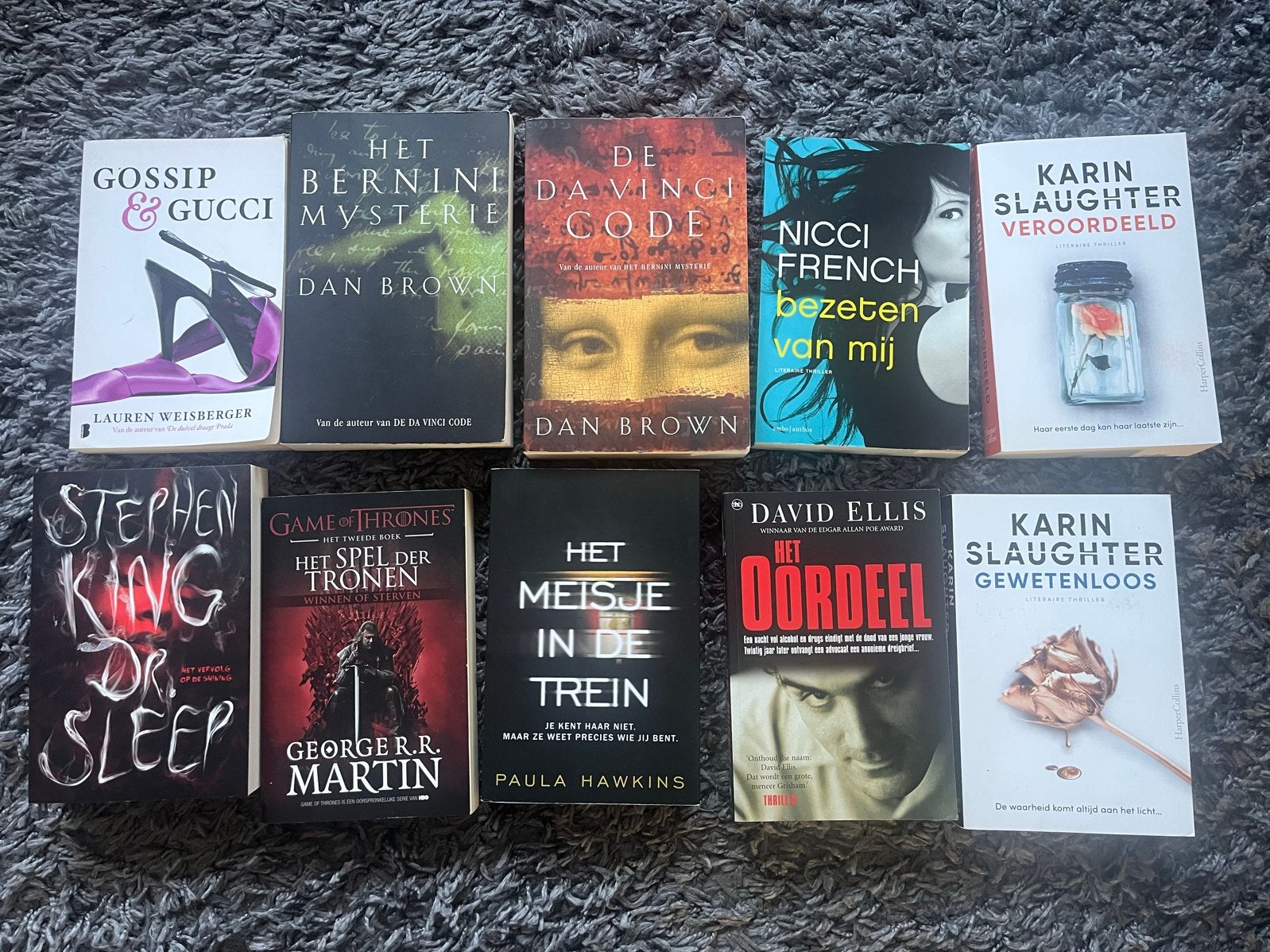 Diverse boeken: Stephen King, Game of Thrones, Dan Brown, Ophalen of Verzenden, Gelezen