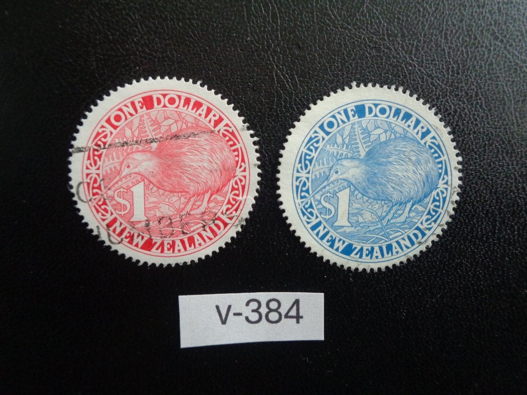 nieuw zeeland - vogels / kiwi 1991 / 1993 (v-384), Postzegels en Munten, Ophalen of Verzenden, Gestempeld