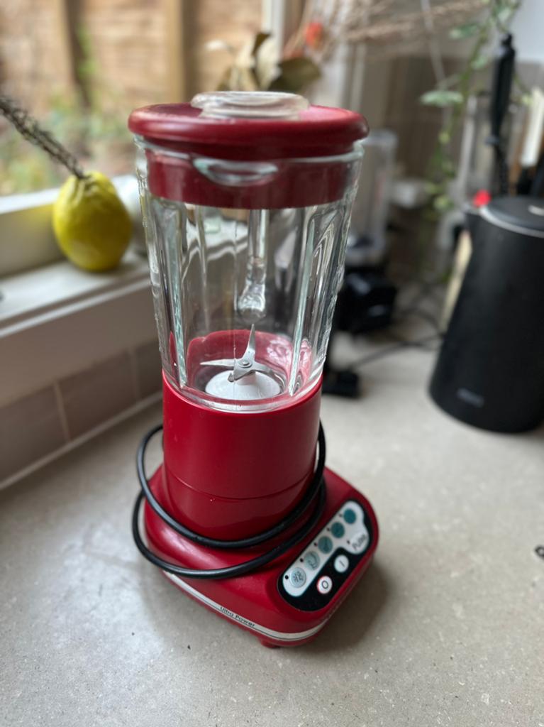 Kitchenaid met glazen kan, Witgoed en Apparatuur, Blenders, Ophalen of Verzenden, Blender