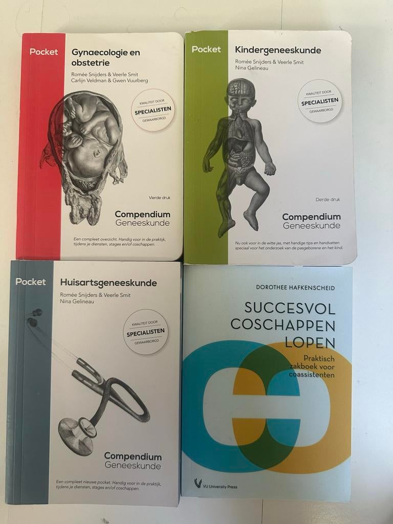 Compendium Geneeskunde Gynaecologie kindergeneeskunde, Ophalen of Verzenden, Zo goed als nieuw