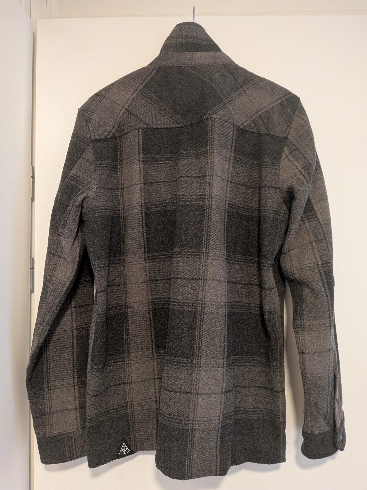 Hallinger wollen blend overhemd maat L, Kleding | Heren, Ophalen, Hallinger, Zo goed als nieuw, Halswijdte 41/42 (L)