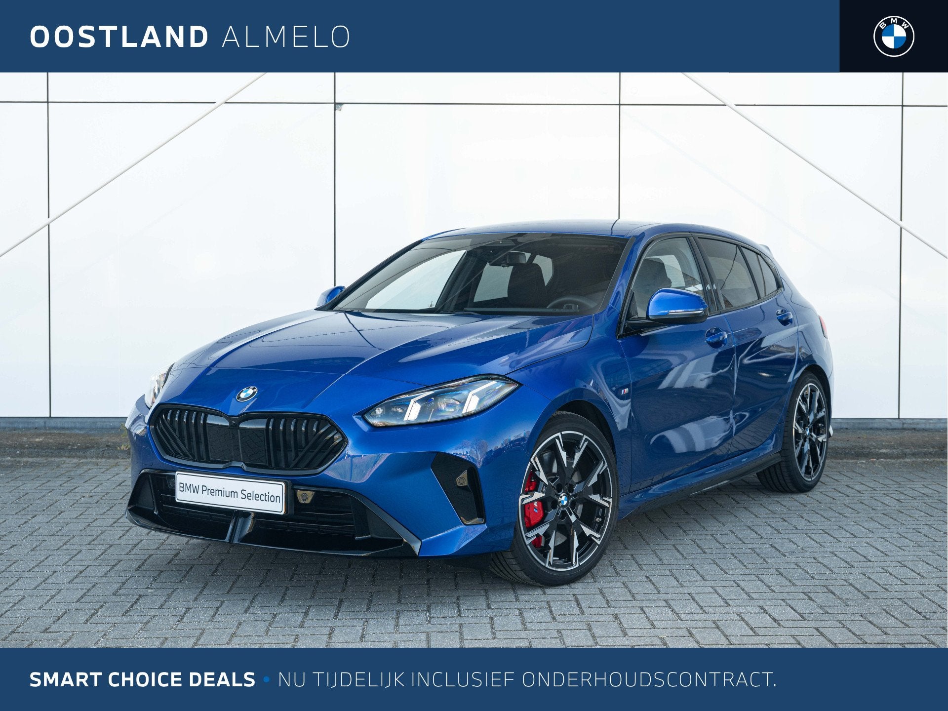 BMW 1 Serie 120 M Sport Automaat / Trekhaak / Sportstoelen /, 156 pk, Met garantie (alle), Blauw, Origineel Nederlands