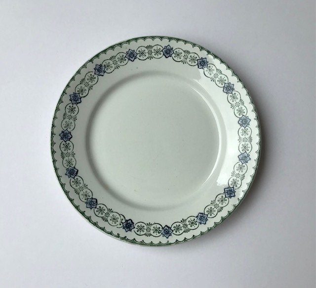 St. Amand terre de fer plat bord 1932, Antiek en Kunst, Ophalen of Verzenden