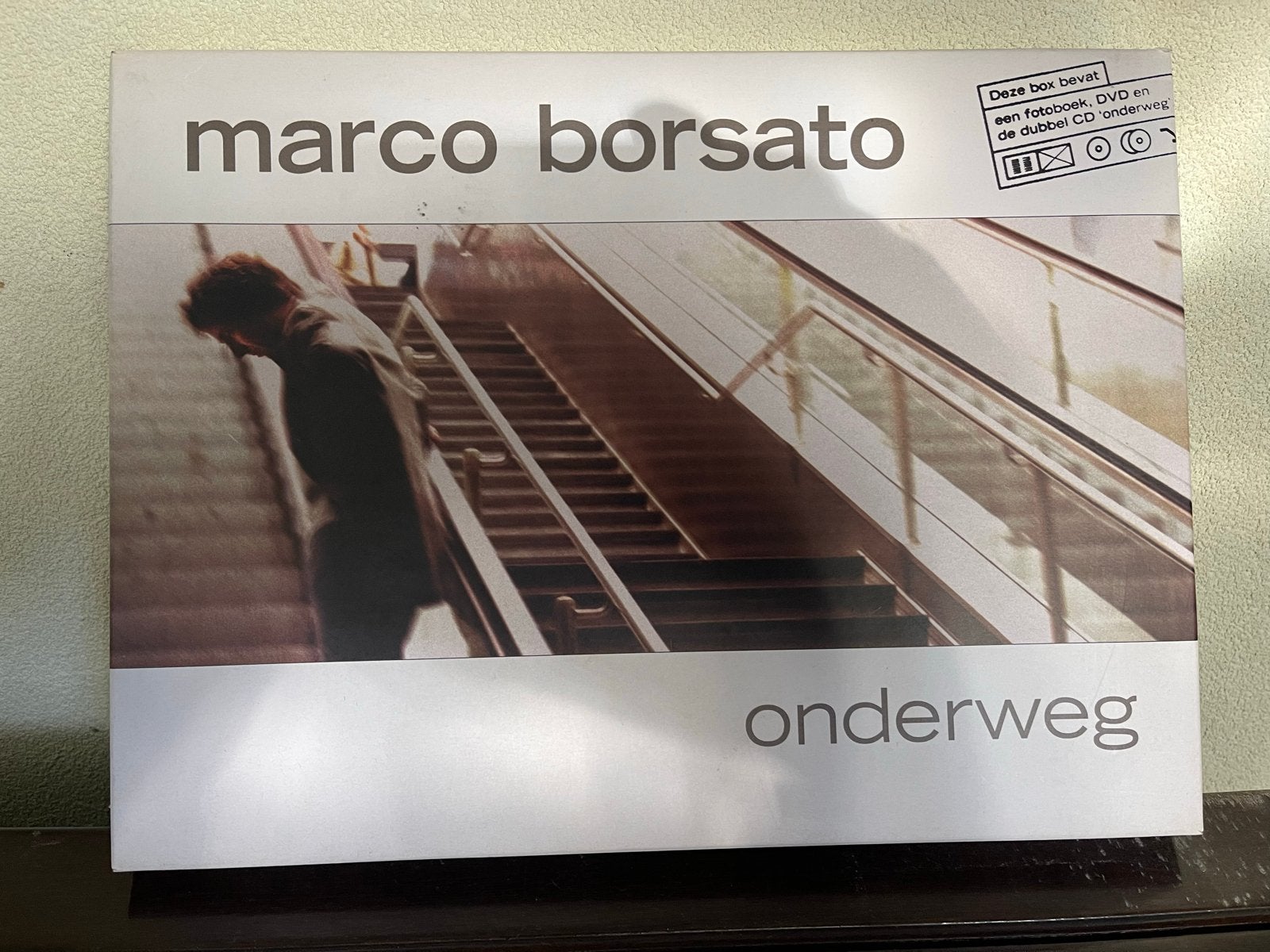 Marco Borsato - Onderweg Boxset (2CD + DVD + Fotoboek), Boxset, Ophalen of Verzenden, Zo goed als nieuw, Inclusief boekje