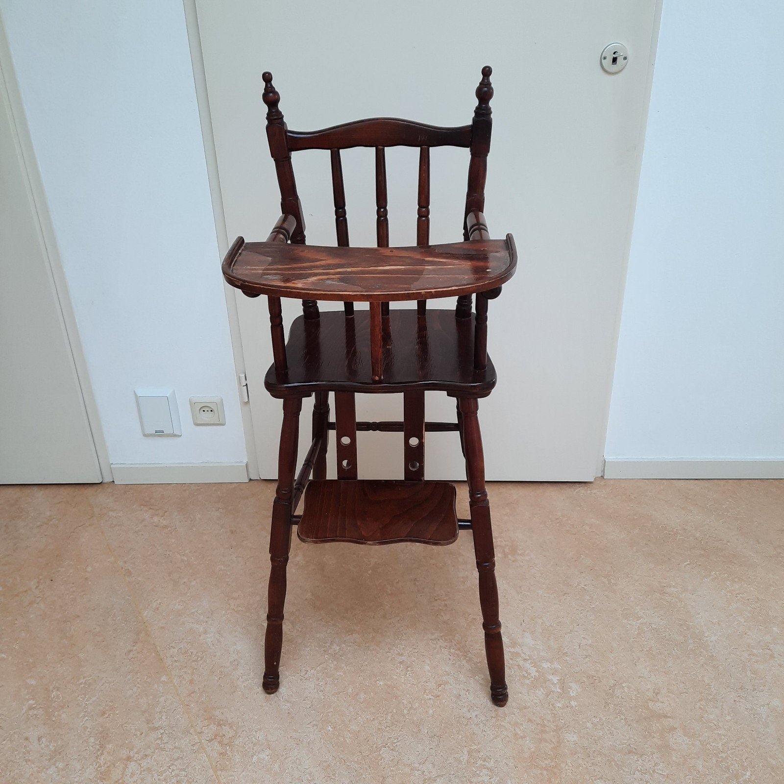 Retro kinderstoel met verkleiner, Ophalen, Gebruikt, Overige typen, Stoelverkleiner