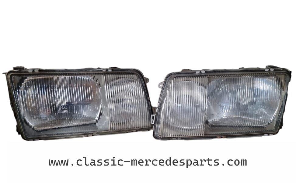 Koplampen Mercedes W126 Bosch links en rechts, Auto-onderdelen, Verlichting, Gebruikt, -, Ophalen of Verzenden, -