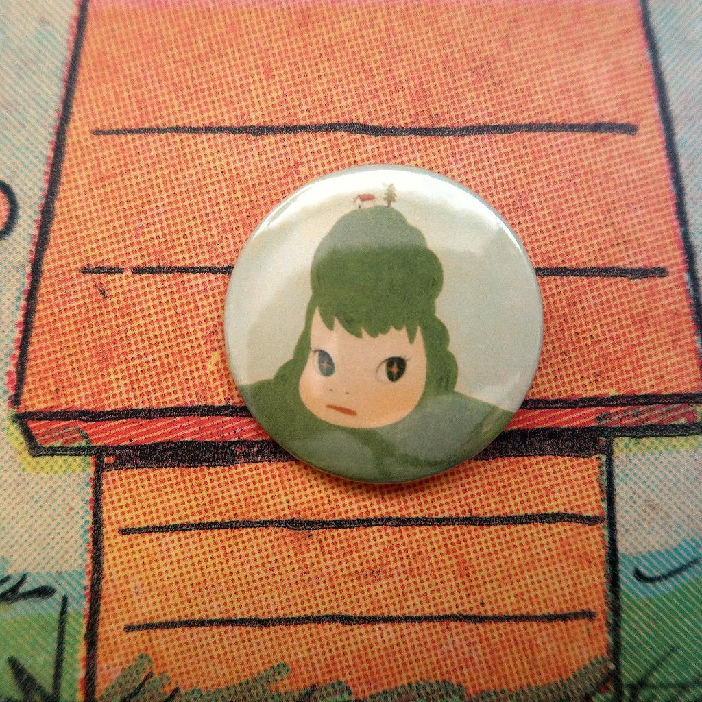 Yoshitomo Nara 44MM Button Pin Can Badge Broche Button, Verzenden, Nieuw, Overige onderwerpen, Button