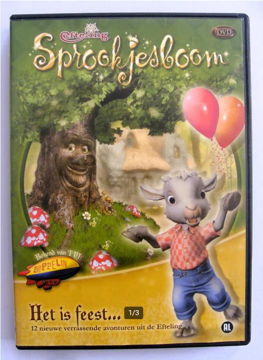Sprookjesboom - het is feest (originele dvd), Cd's en Dvd's, Dvd's | Tekenfilms en Animatie, Gebruikt, Europees, Tekenfilm, Alle leeftijden