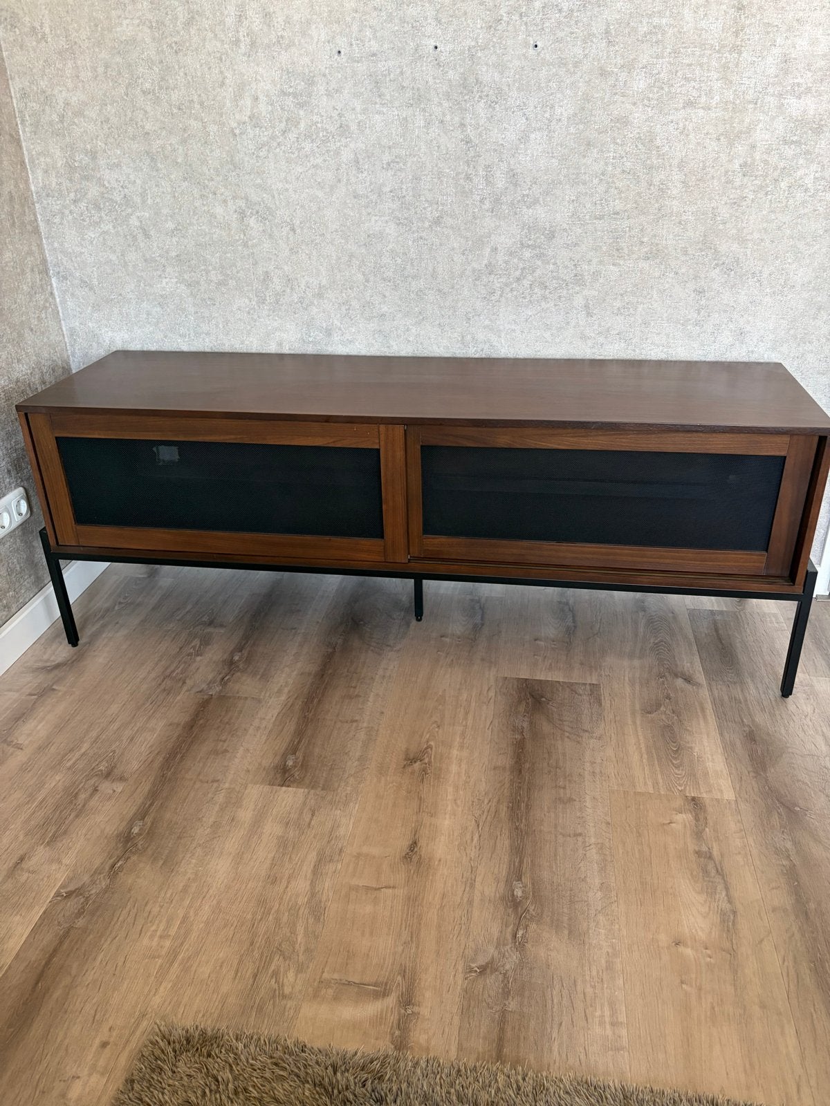 Desogn TV-meubel / Dressoir met schuifdeuren, Ophalen, Gebruikt, 100 tot 150 cm, Minder dan 100 cm