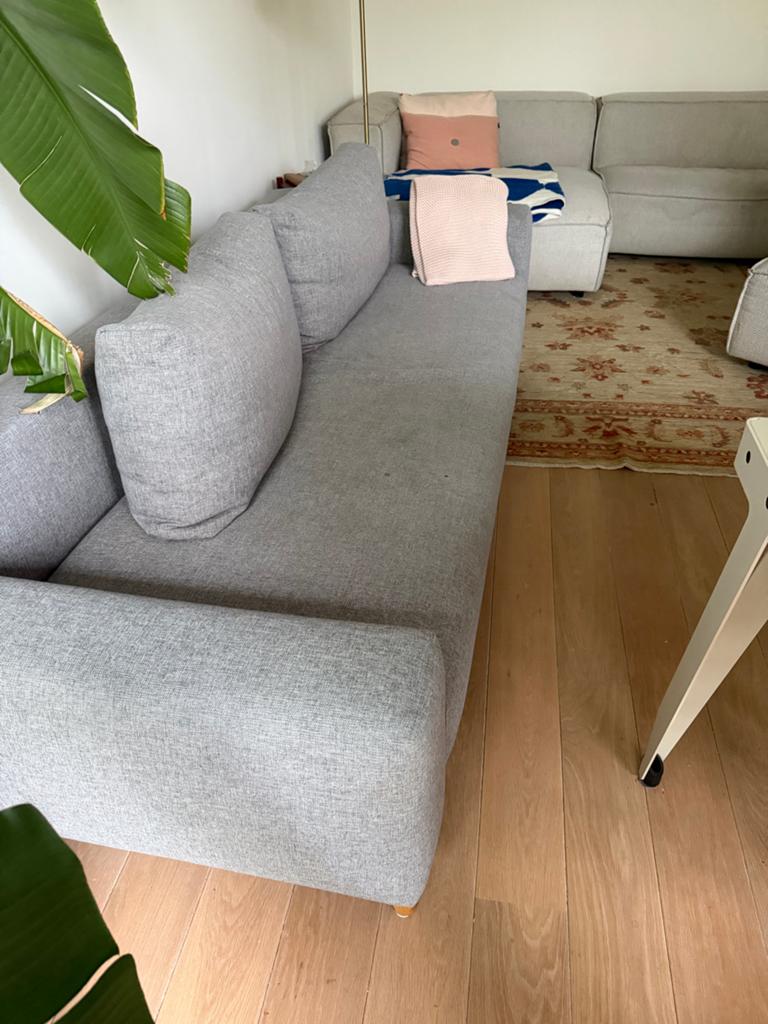 Innovation Slaapbank - Deens design, Huis en Inrichting, Slaapkamer | Slaapbanken, Ophalen, Gebruikt, Twijfelaar, Grijs