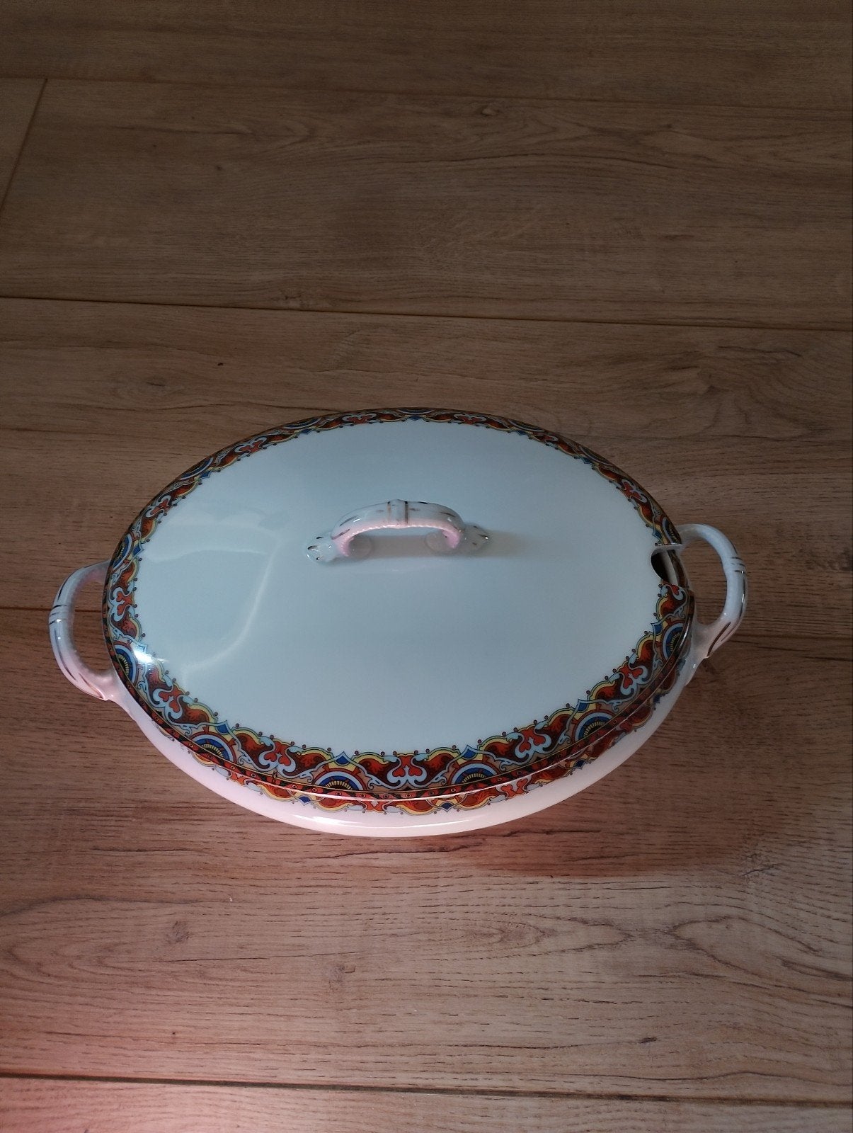 Antieke Terrine met Deksel - Porselein, Ophalen