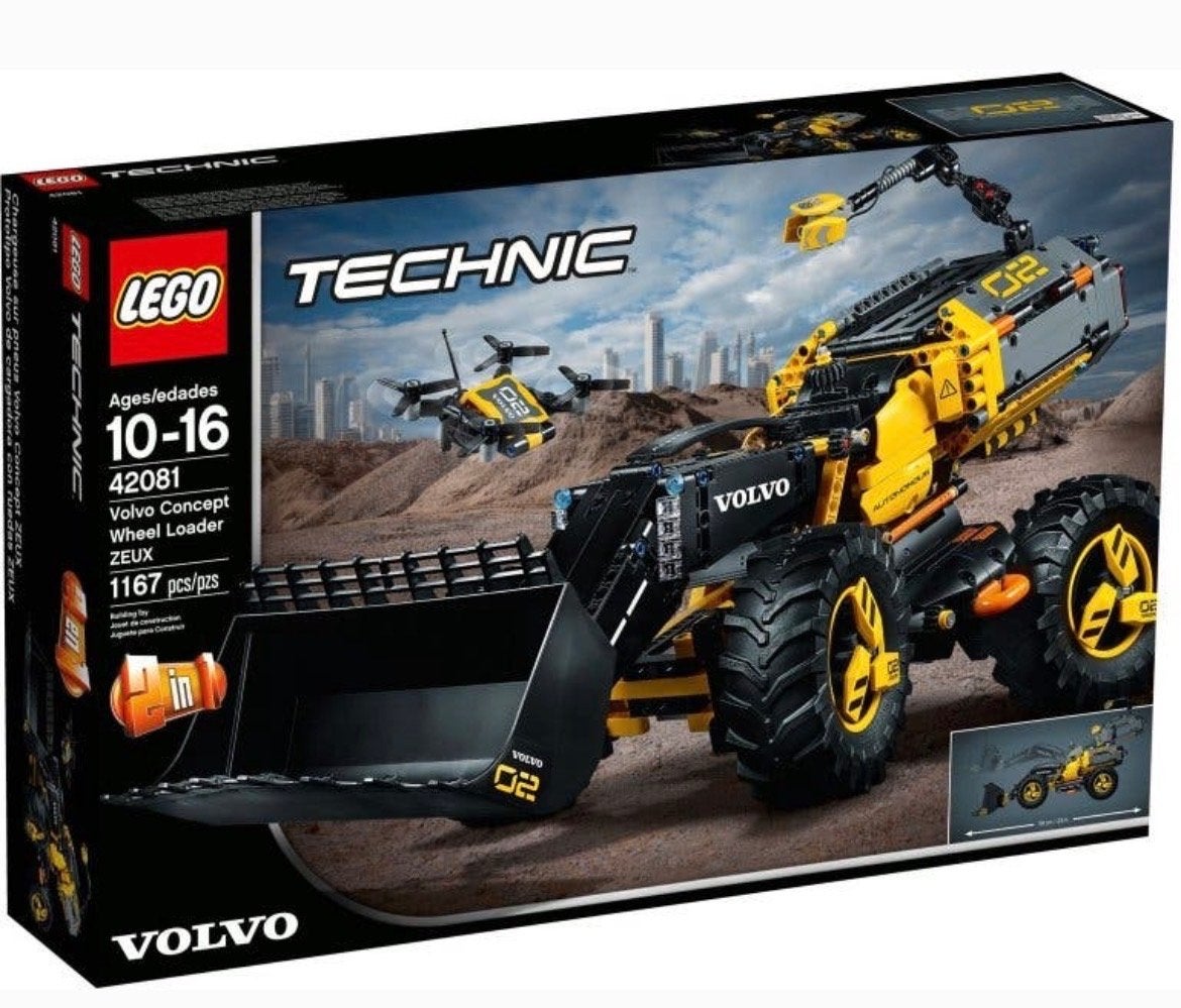 LEGO Technic 42081 Volvo Concept Wiellader ZEUX, Lego, Ophalen of Verzenden, Zo goed als nieuw, Complete set