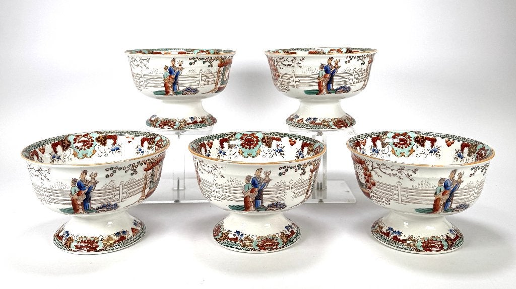 1229. Kastkommen - Canton-decor, ca. 1900, Antiek en Kunst, Antiek | Keramiek en Aardewerk, Ophalen