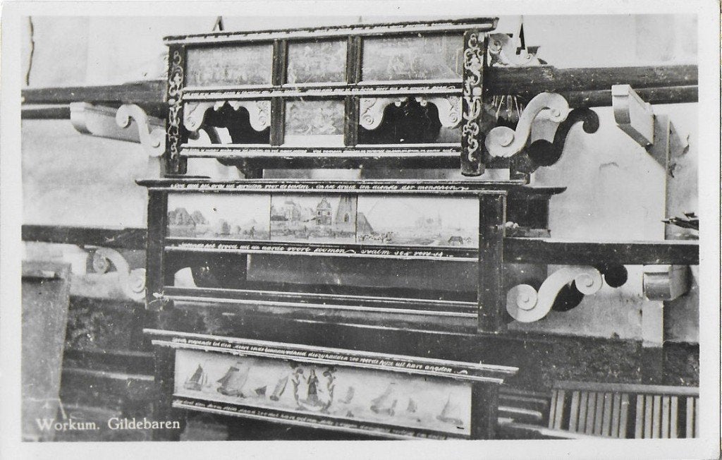 Workum Gildebaren Gelopen Ansichtkaart ( A2542 ), Ophalen of Verzenden, 1960 tot 1980, Gelopen