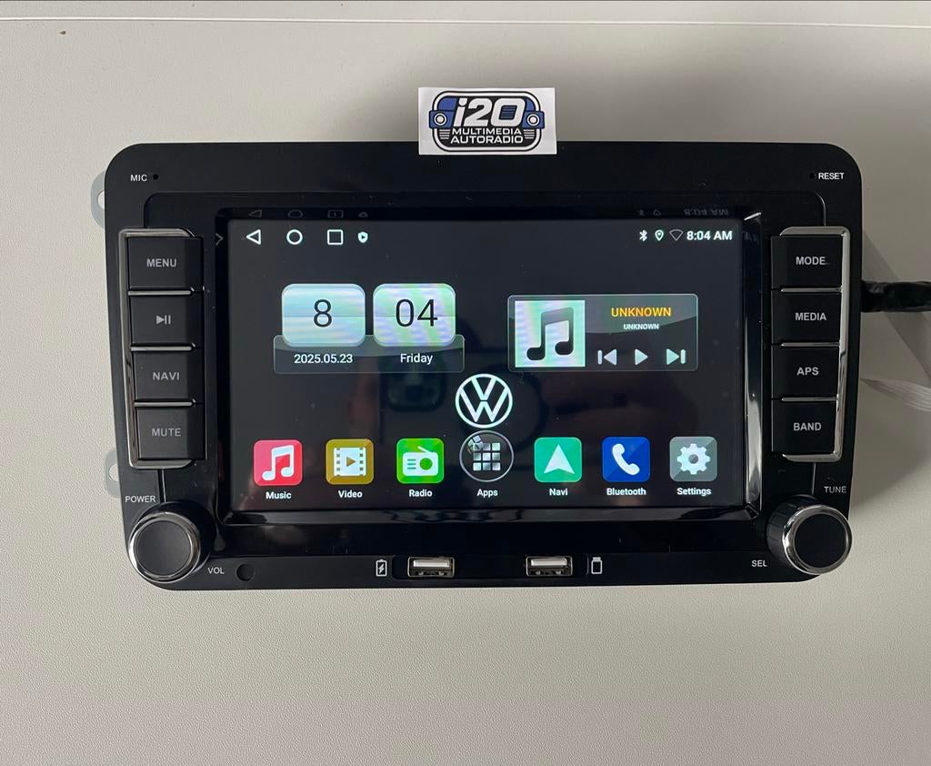 Autoradio Apple CarPlay / Android Auto VW Golf 6 5 / Polo 6R, Ophalen of Verzenden, Nieuw