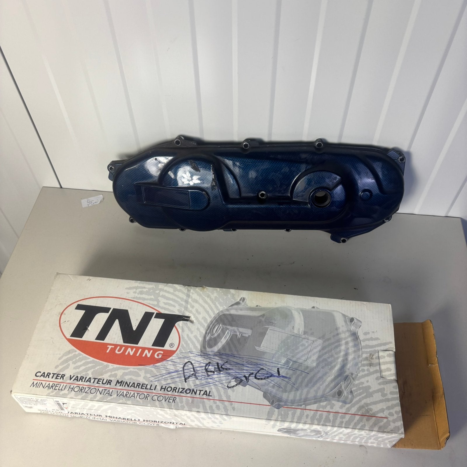 TNT Tuning Variateurdeksel Minarelli Horizontaal Donkerblauw, Verzenden, ., ., .