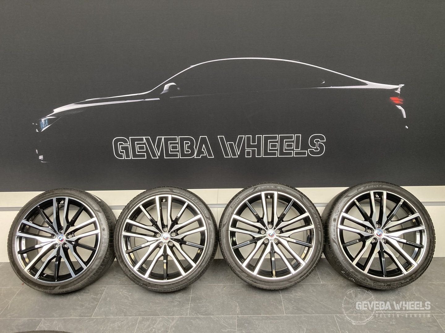 22” originele BMW X5 G05 / X6 G06 742M velgen + banden 5x112, Auto-onderdelen, Gebruikt, -, 275 mm, -