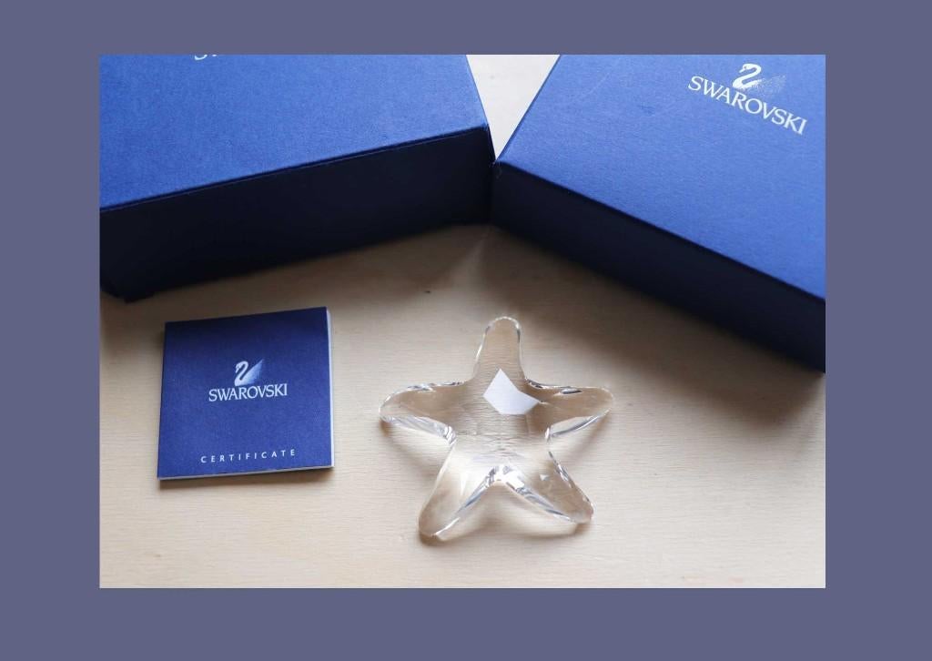 Swarovski Zeester 2005 – met doos & certificaat (zeldzaam)  , Verzamelen, Swarovski, Ophalen of Verzenden, Zo goed als nieuw, Figuurtje