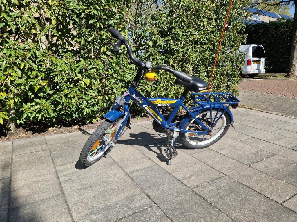 Loekie Aviator kinderfiets 16 inch, Ophalen, Gebruikt, 16 tot 20 inch