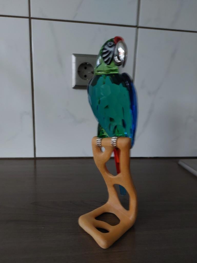 Swarovski Ara Papegaai Kristalbeeldje, Ophalen of Verzenden, Zo goed als nieuw, Figuurtje