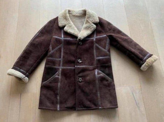 Lammycoat L, Kleding | Heren, Ophalen of Verzenden, Zo goed als nieuw, Maat 52/54 (L), Bruin
