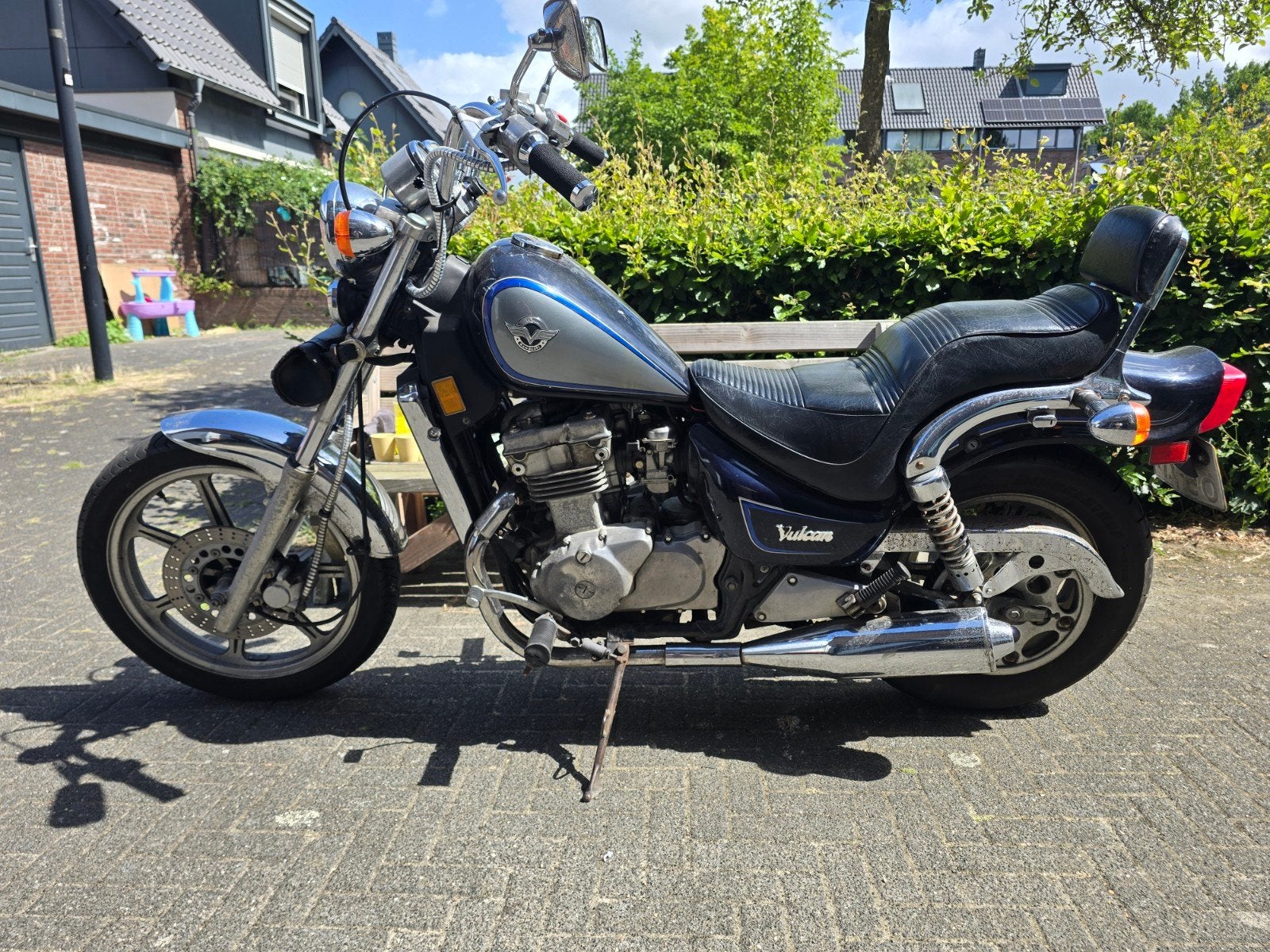 Kawasaki Vulcan 500 en (1993) – optisch wat liefde nodig, Motoren, Chopper, Gebruikt, Particulier