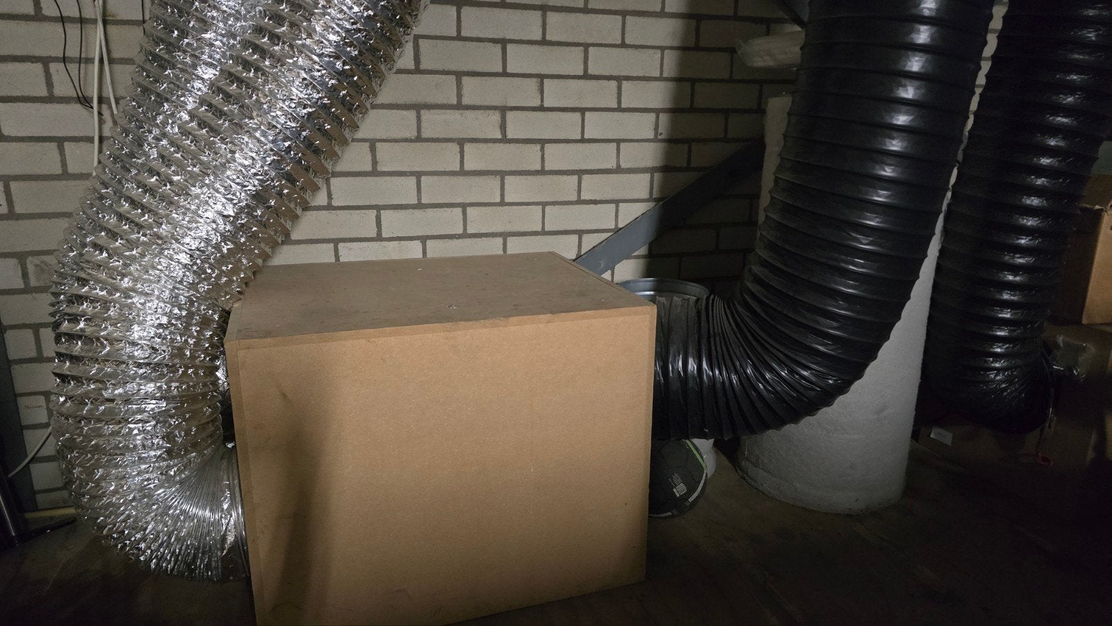 Complete afzuiginstallatie met 2 softboxen en 3 filters, Ophalen, Gebruikt, Afzuiger