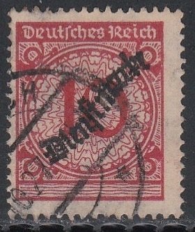 Rijk 1923 101 Dienst 10p, Gest, Postzegels en Munten, Postzegels | Europa | Duitsland, Ophalen of Verzenden, Overige periodes