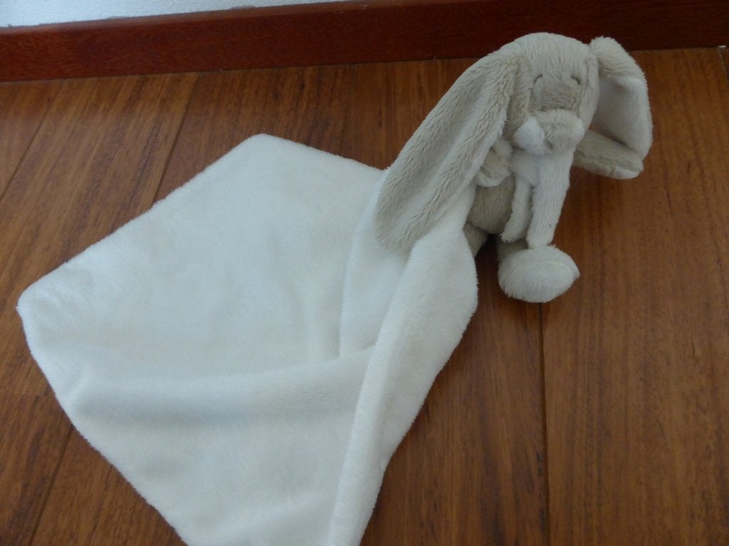 Konijn met grote knuffeldoek (1.4), Ophalen of Verzenden, Zo goed als nieuw, Wit, Overige typen