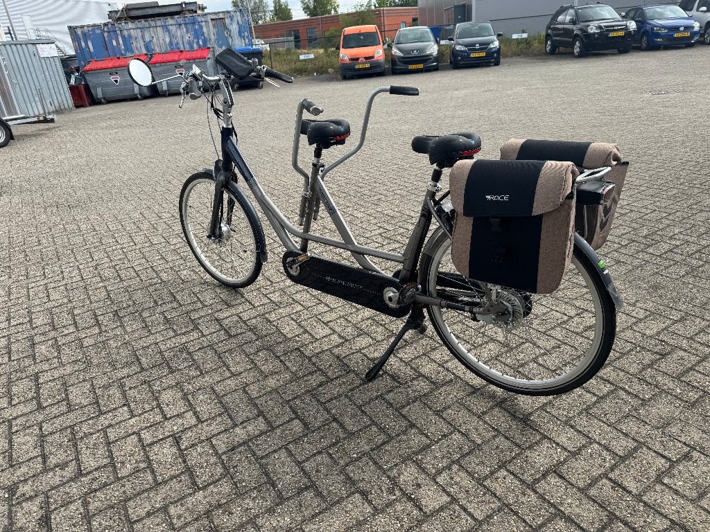 Elektrische tandemfiets - Sparta, 2 jaar geleden omgebouwd, Ophalen, Sparta, Gebruikt, 51 tot 55 cm